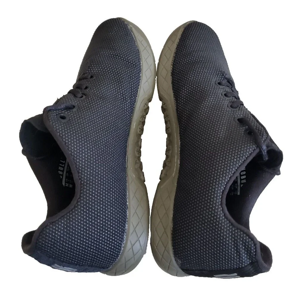 Nobull Super Fabric Shoes Black Running Sneakers Trainers Men's Sz 8 WOM Sz 9.5